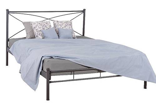 LUNA ΚΡΕΒΑΤΙ ΜΕΤΑΛΛΙΚΟ ΔΙΠΛΟ ΕΛΛΗΝΙΚΗΣ ΚΑΤΑΣΚΕΥΗΣ ΓΙΑ ΣΤΡΩΜΑ 150Χ190 ΕΚ