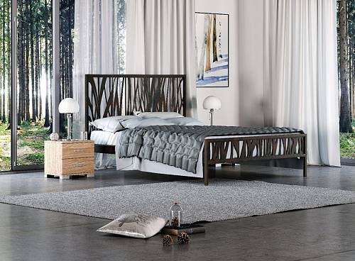 FOREST  ΣΕΤ ΚΡΕΒΑΤΟΚΑΜΑΡΑ 3 ΤΕΜ ΜΕΤΑΛΛΟ ΓΙΑ ΣΤΡΩΜΑ 160Χ200 ΕΚ