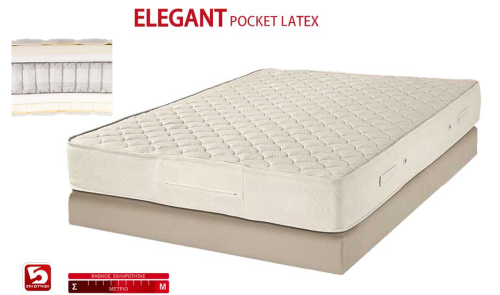 Στρώμα Elegant Pocket Latex 150x200x29cm