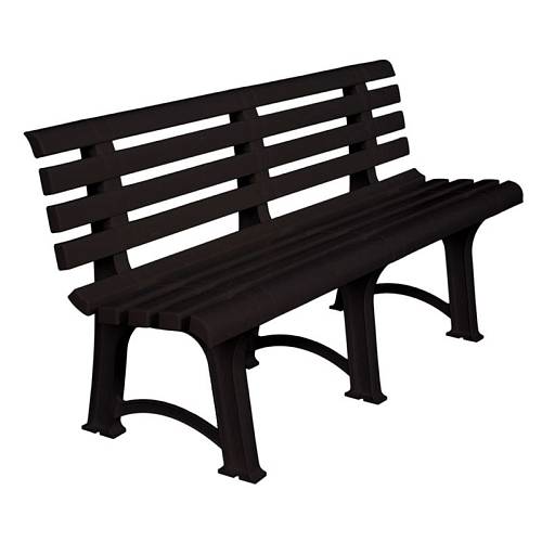 ATENA Παγκάκι Κήπου-Βεράντας, PP Ανθρακί Ε-00024589 Ε368,2