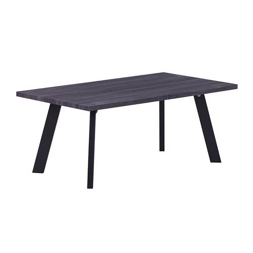 BAXTER Τραπεζάκι Σαλονιού Καθιστικού, Μέταλλο Βαφή Μαύρο, Grey Walnut Ε-00022115 ΕΜ754,2