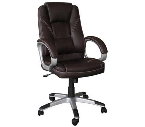 BF6950 Πολυθρόνα Γραφείου Διευθυντή, Pu Καφέ Ε-00014415 ΕΟ278,4