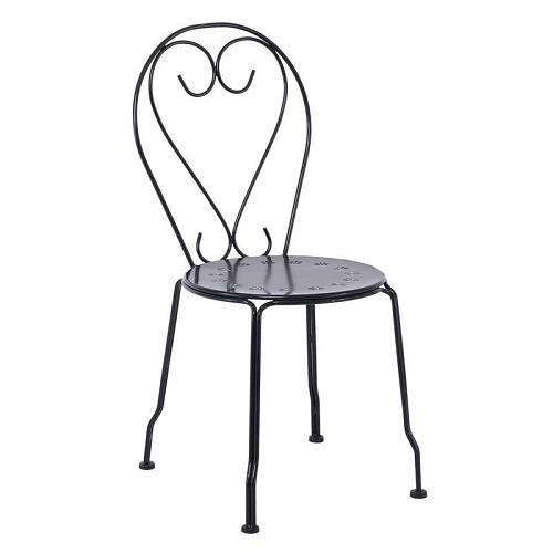BISTRO Καρέκλα Μέταλλο Βαφή Μαύρο Ε-00014544 Ε5182