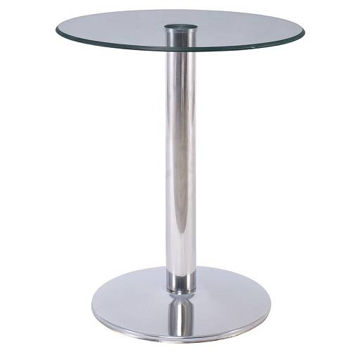 BITT Βοηθητικό Τραπεζάκι Σαλονιού - Καθιστικού Χρώμιο - Γυαλί Ε-00009958 ΕΜ121