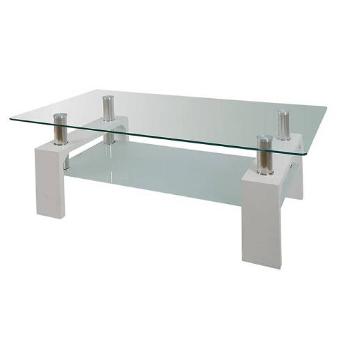 CAMERON Τραπεζάκι Σαλονιού Καθιστικού, Απόχρωση Άσπρο Ε-00015975 ΕΜ950,1