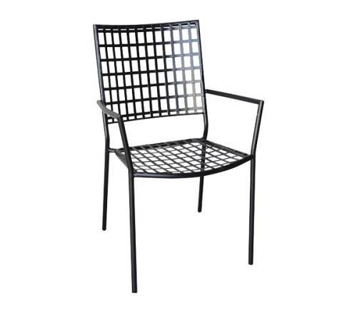 CASTELLO Πολυθρόνα Μέταλλο Mesh Βαφή Μαύρο Ε-00013928 Ε5164,1