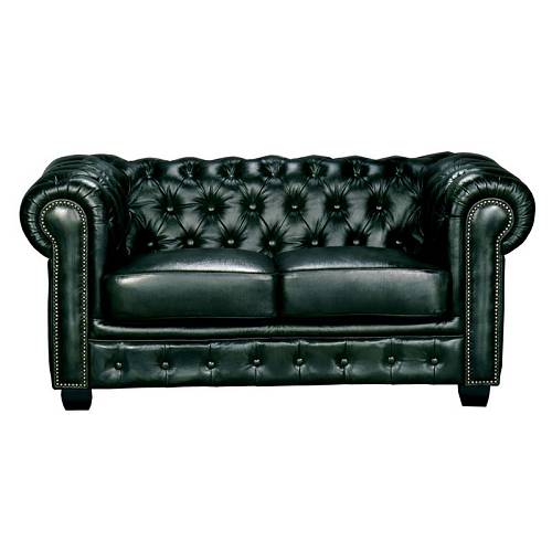 CHESTERFIELD 689 Καναπές 2Θέσιος Σαλονιού - Καθιστικού, Δέρμα, Απόχρωση Antique Green Ε-00023083 Ε9574,23