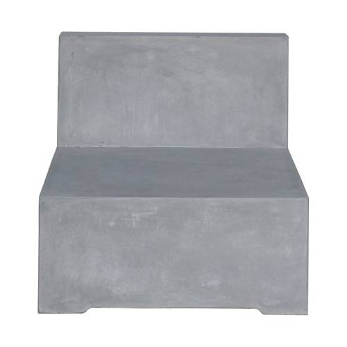 CONCRETE Καρέκλα Σαλονιού Κήπου - Βεράντας, Cement Grey Ε-00022359 Ε6200,1
