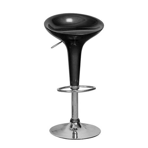 DISCO Σκαμπό BAR, Βάση Χρώμιο, ABS Μαύρο, Ρυθμιζόμενο Ύψος, Περιστρεφόμενο Ε-00000555 Ε248,7 (ΣΕΤ ΤΩΝ 2)