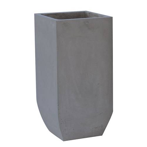 FLOWER POT-1 Cement Grey 35x35x80cm Ε-00023193 Ε6300,B