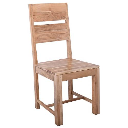 LIZARD MAX Καρέκλα Tραπεζαρίας Ξύλο Ακακία Φυσικό Ε-00024126 ΕΑ7093 (ΣΕΤ ΤΩΝ 2)