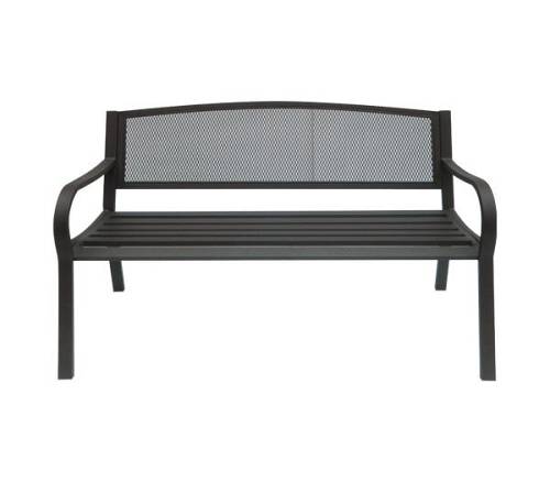 PANGO Παγκάκι Μέταλλο Βαφή  Μαύρο Ε-00013940 Ε5175