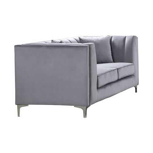 PARSON Kαναπές 2Θέσιος Σαλονιού - Καθιστικού, Ύφασμα Velure Απόχρωση Σκούρο Γκρι Ε-00020015 Ε9636,22