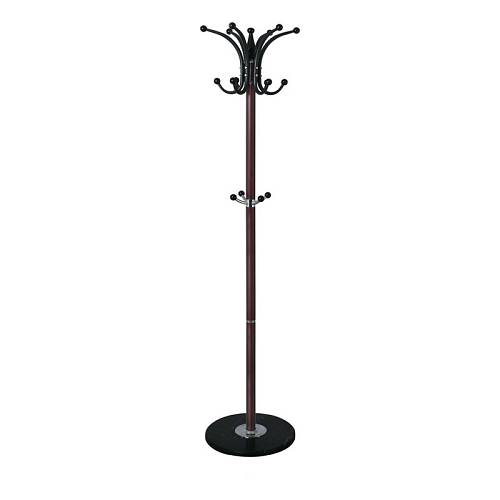 PATRICK Καλόγερος Περιστρεφόμενος, Μέταλλο Βαφή Καρυδί Ε-00023186 Ε725,2