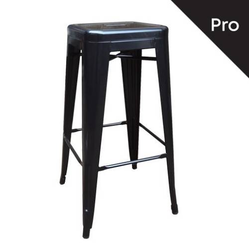 RELIX Σκαμπό Bar H.65cm, Μέταλλο Βαφή Μαύρο Ε-00023582 Ε5193,1W