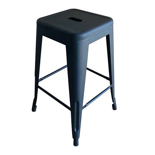 RELIX Σκαμπό Bar H.65cm, Μέταλλο Βαφή Μαύρο Extra Matte Ε-00023583 Ε5193,1ΜW