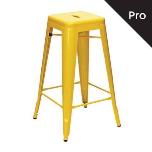 RELIX Σκαμπό Bar, Μέταλλο Βαφή Κίτρινο Ε-00023581 Ε5190,9W