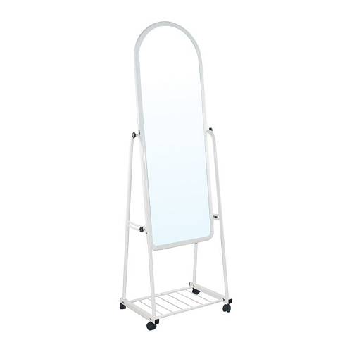 ROLLAND Big Καθρέπτης Δαπέδου Μέταλλο Βαφή Άσπρο Ε-00021874 Ε7188,2