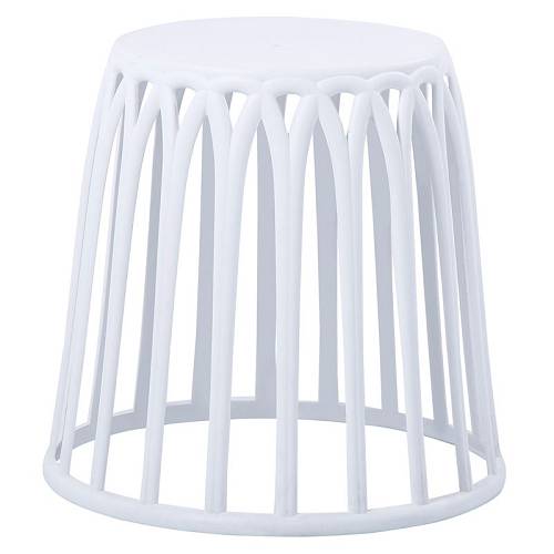 SABA Σκαμπό, Στοιβαζόμενο, PP-UV Άσπρο Ε-00021589 Ε383,1
