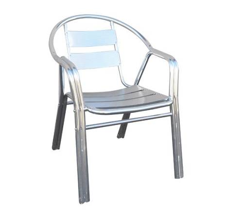 SILVER-II Πολυθρόνα Dining Αλουμινίου Ε-00016519 Ε267