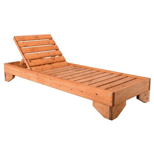 VERANO Ξαπλώστρα (A) Καρυδί Pine (πεύκο) Ε-00024205 Ε225,1W
