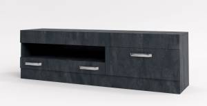 Έπιπλο τηλεόρασης Colmar - Grey Craft Oak (150x40x45)