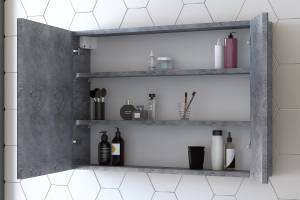 Σετ έπιπλο μπάνιου LUXUS 85 Granite