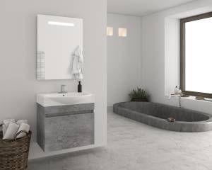 Σετ έπιπλο μπάνιου SENSO 65 Granite - 2