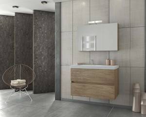 Σετ έπιπλο μπάνιου LUXUS 85 PL Wood