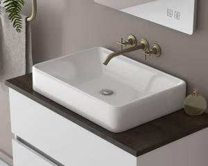 Σετ έπιπλο μπάνιου Instinct 100 White Top