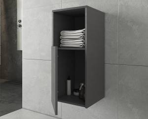 Σετ έπιπλο μπάνιου SORRENTO 85 Graphite