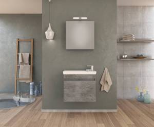 Σετ έπιπλο μπάνιου LUXUS 60 Granite