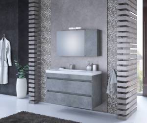 Σετ έπιπλο μπάνιου LUXUS 100 Granite
