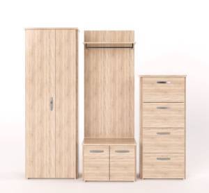 Σετ Εισόδου Moon - Light Sonoma Oak (70x30x200 / 70x45x200 / 60x30x138)