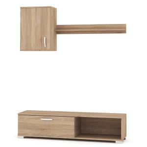 Σύνθεση σαλονιού City - Charcoal Flow (130x36x170)