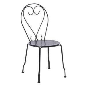 BISTRO Καρέκλα Μέταλλο Βαφή Μαύρο Ε-00014544 Ε5182