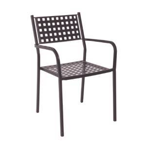 CAPRICE Πολυθρόνα Μέταλλο Βαφή Sand Brown Ε-00019448 Ε5172,3