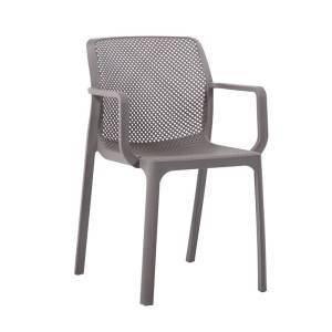 DORIAN Πολυθρόνα Κήπου Βεράντας PP-UV Sand Beige Ε-00021578 Ε381,3 (ΣΕΤ ΤΩΝ 6)