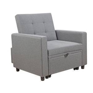 IMOLA Πολυθρόνα - Κρεβάτι Σαλονιού - Καθιστικού, Ύφασμα Ανοιχτό Γκρι Ε-00021978 Ε9921,12