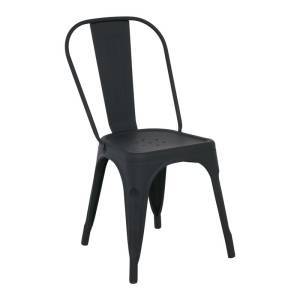 RELIX Καρέκλα, Μέταλλο Βαφή Μαύρο Extra Matte Ε-00021345 Ε5191,1ΜW