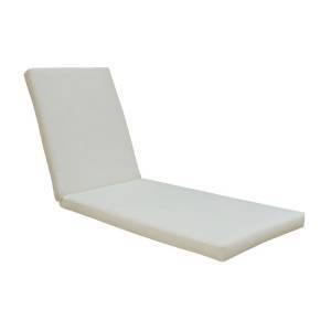 SUNLOUNGER Μαξιλάρι Ξαπλώστρας Ύφασμα Εκρού Water Repellent, Foam+Polyester Φερμουάρ-Velcro Ε-00014763 Ε2017