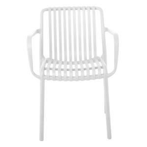 MODA Πολυθρόνα Στοιβαζόμενη PP - UV Άσπρο Ε-00024288 Ε3800,1