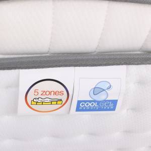 ΣΤΡΩΜΑ Pocket Spring 5-Zone, Gel Memory Foam, Μονής Όψης Ε-00024654 Ε2092,2