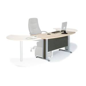 EXECUTIVE Γραφείο Απόχρωση Dark Grey - Beech Ε-00007329 ΕΟ999Γ