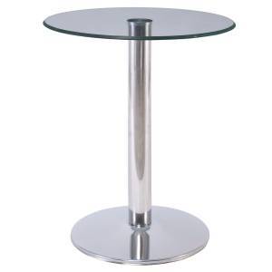 BITT Βοηθητικό Τραπεζάκι Σαλονιού - Καθιστικού Χρώμιο - Γυαλί Ε-00009958 ΕΜ121