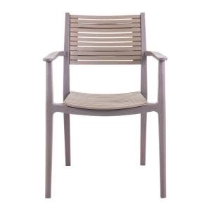 AKRON Πολυθρόνα PP-UV Sand Beige - Tortora Ε-00021398 Ε350,21