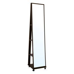 FISHER Καθρέπτης Δαπέδου Ξύλο Απόχρωση Καρυδί Ε-00021885 Ε7191,1