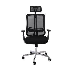BF9500 Πολυθρόνα Γραφείου Διευθυντή Mesh Μαύρο, Μπράτσα up-down Ε-00021927 ΕΟ543,1
