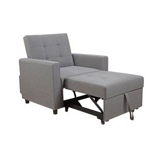 IMOLA Πολυθρόνα - Κρεβάτι Σαλονιού - Καθιστικού, Ύφασμα Ανοιχτό Γκρι Ε-00021978 Ε9921,12