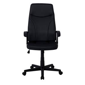 BF1250 Πολυθρόνα Γραφείου Διευθυντή, Pu Μαύρο Ε-00022469 ΕΟ527,1